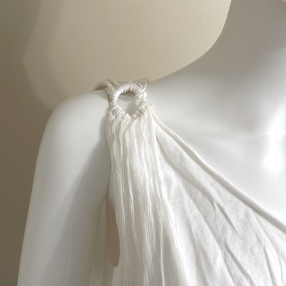 Language Los Angeles White Sleeveless V Neck Top. P/3/A1315 - Picture 4 of 6